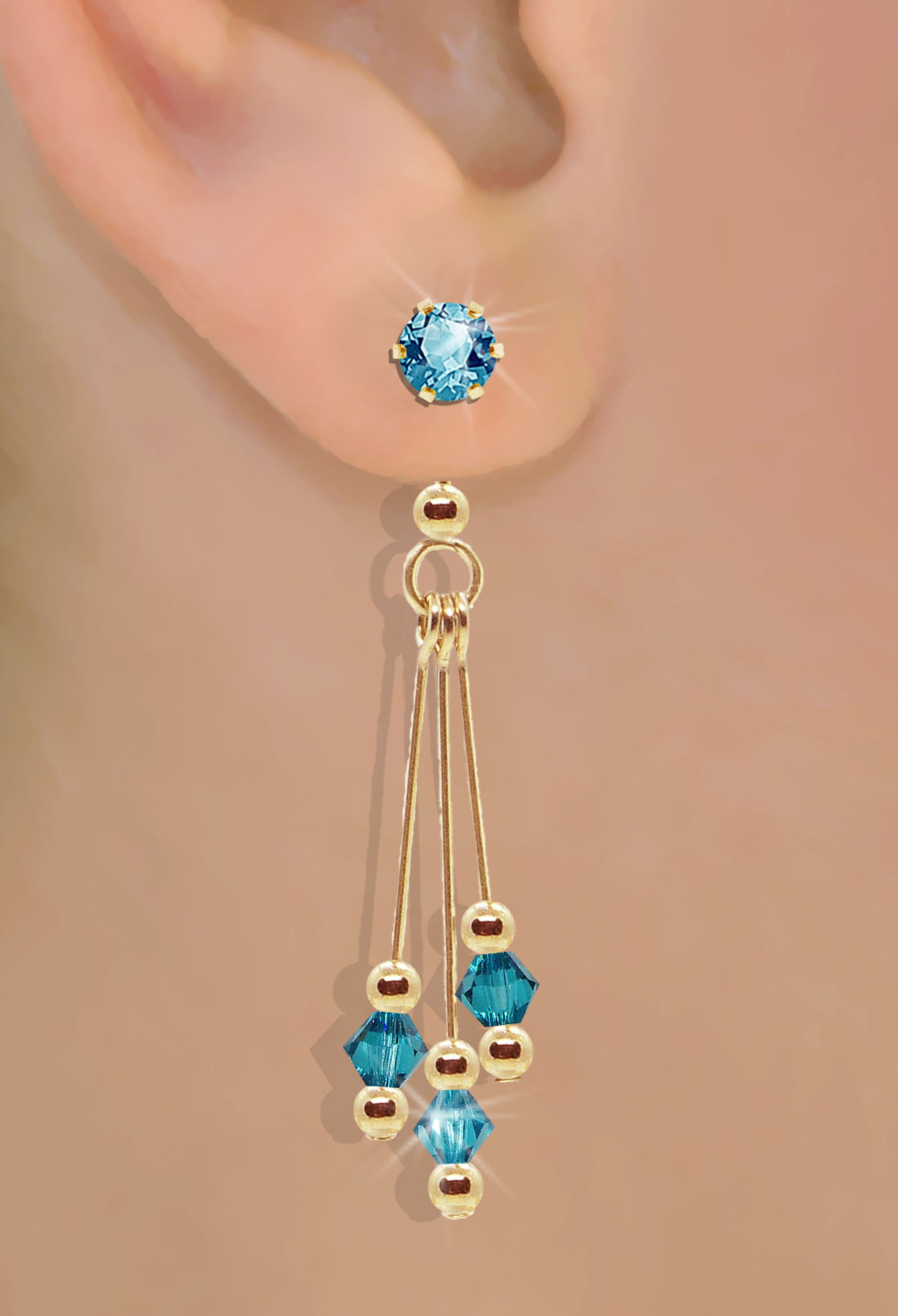 Dangle with Stud Back